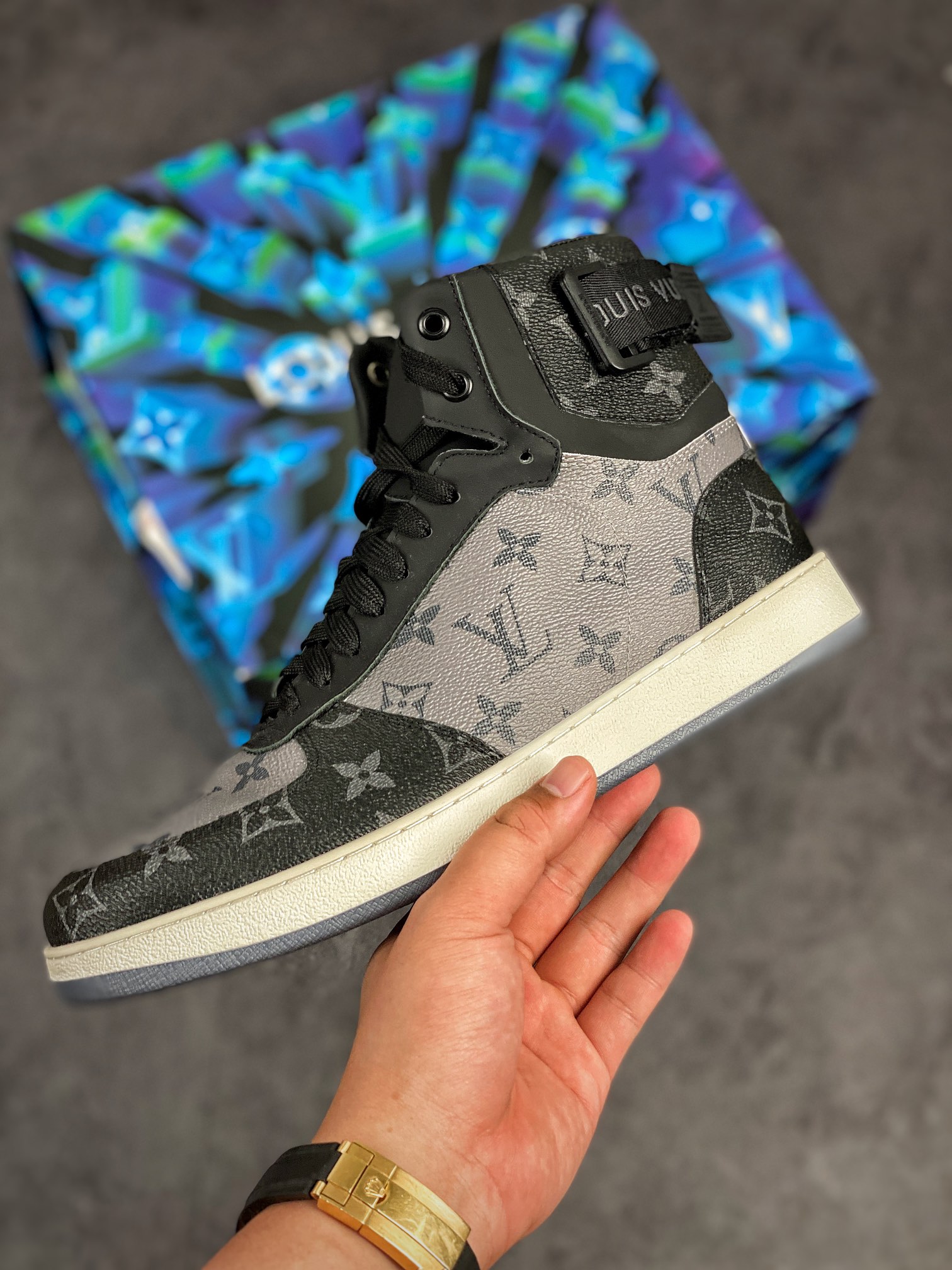 Men L*ouis V*uitton Top Sneaker