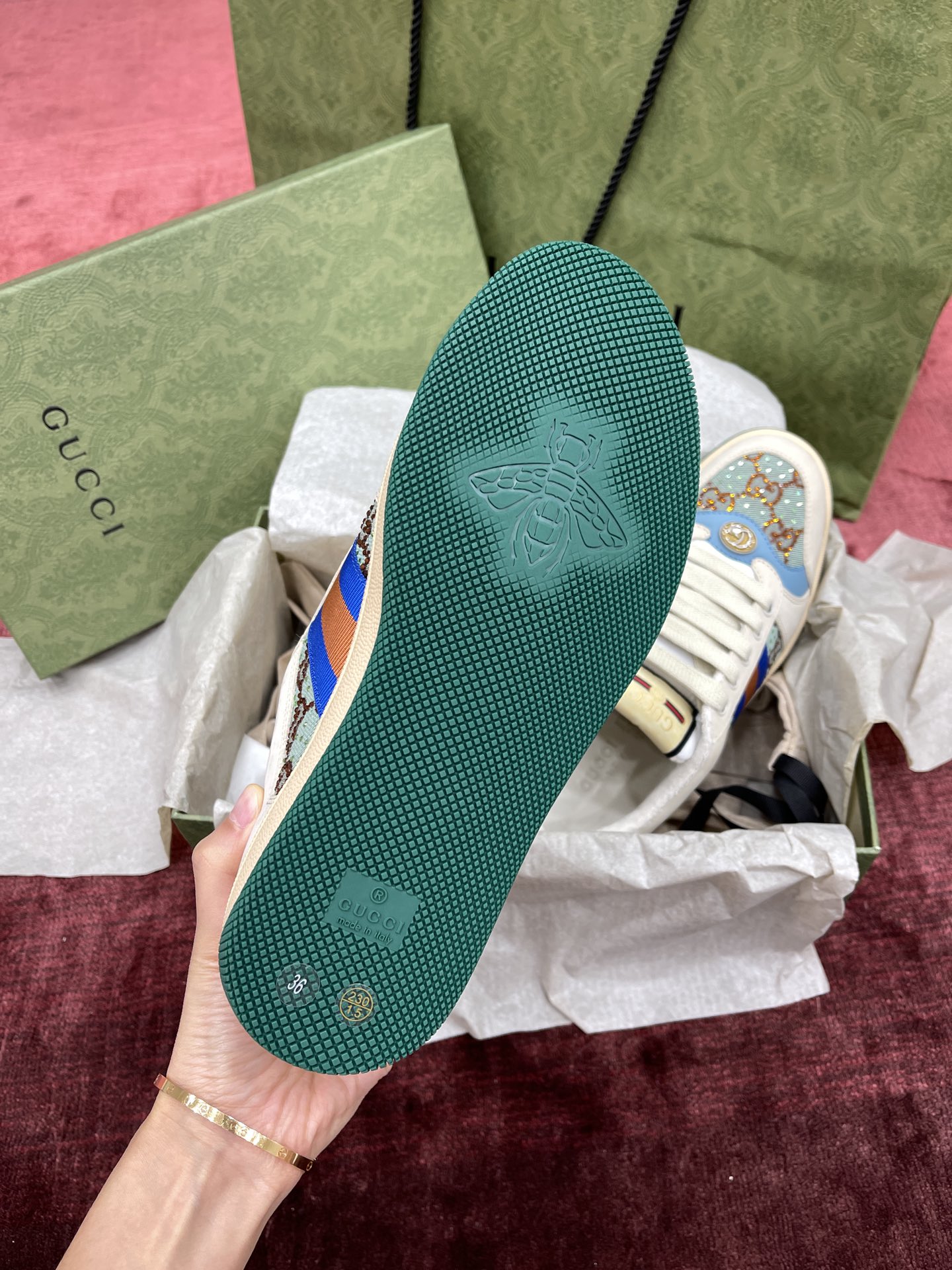 Men Women G*ucci Top Sneaker