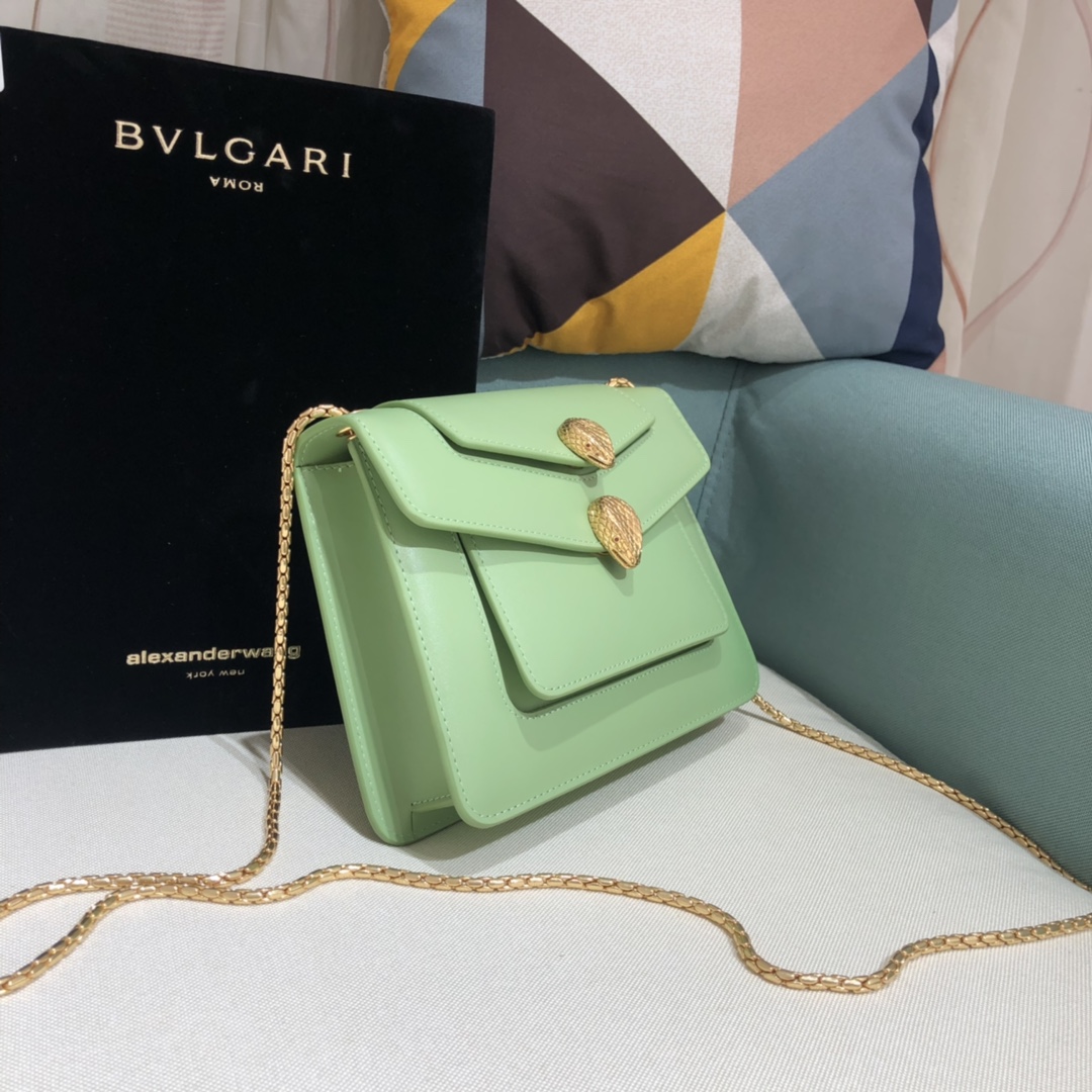 B*vlgari Top Bag 20*15*6.5cm