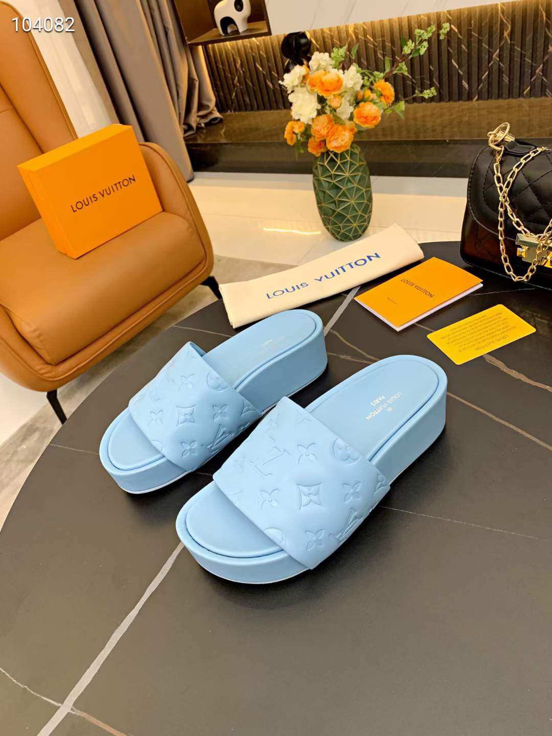 Women L*ouis V*uitton Top Slippers