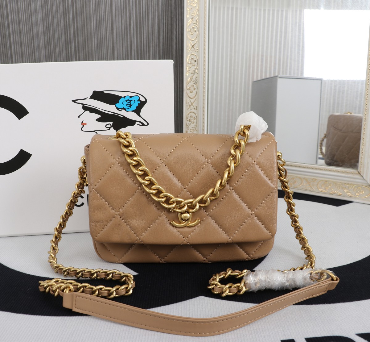 C*hanel Bag Top Quality 19*14*4cm