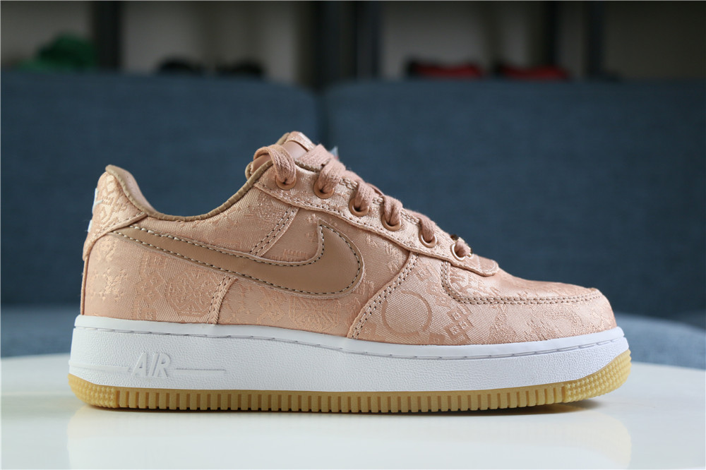 from CLOT X Nike Air Force 1 Low βRose Goldβ