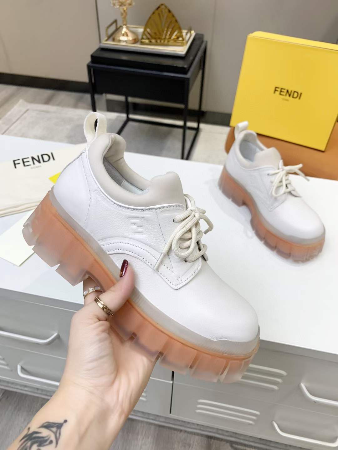 Women F*endi Top Sneakers