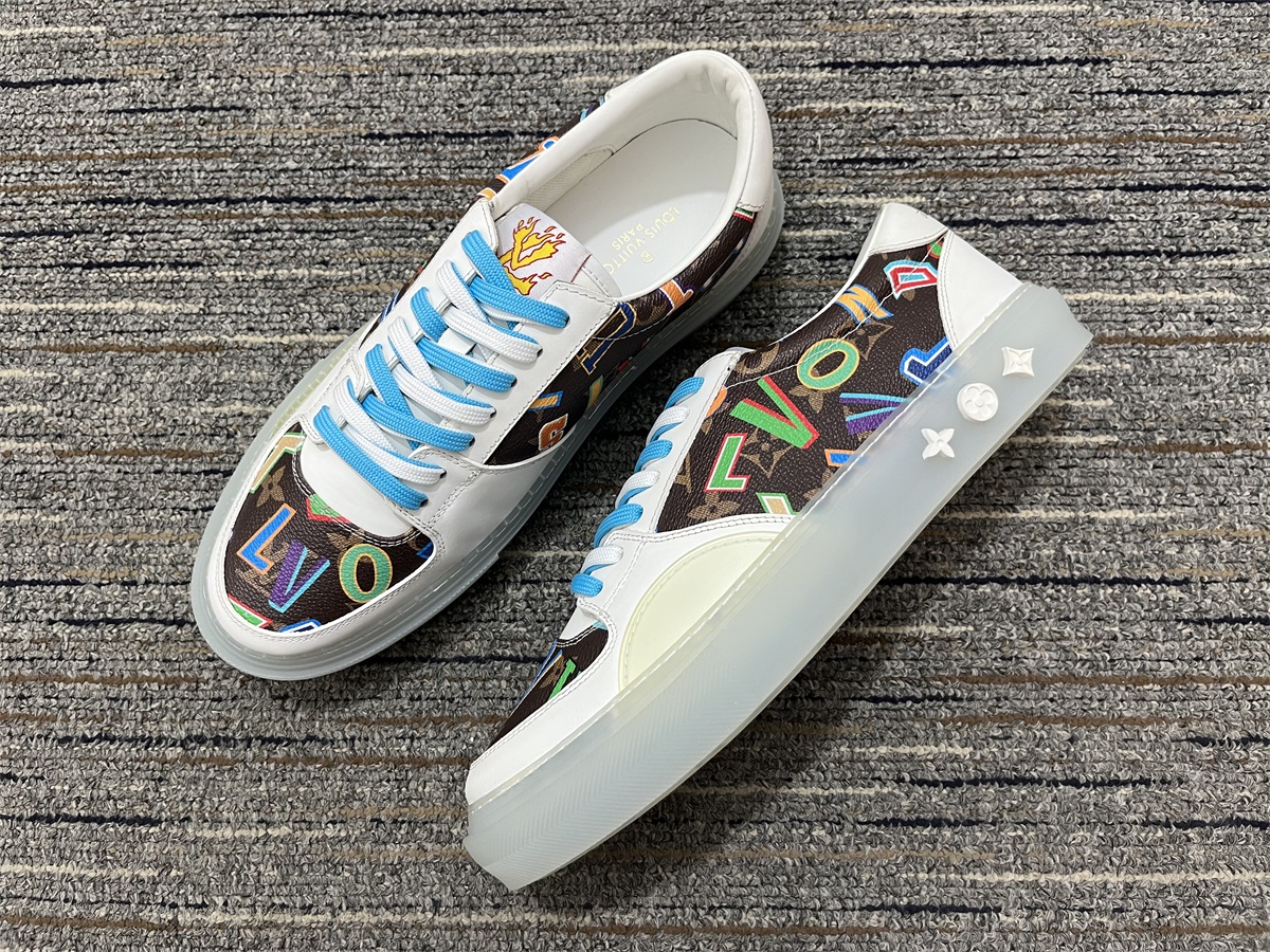 Men L*ouis V*uitton Top Sneakers