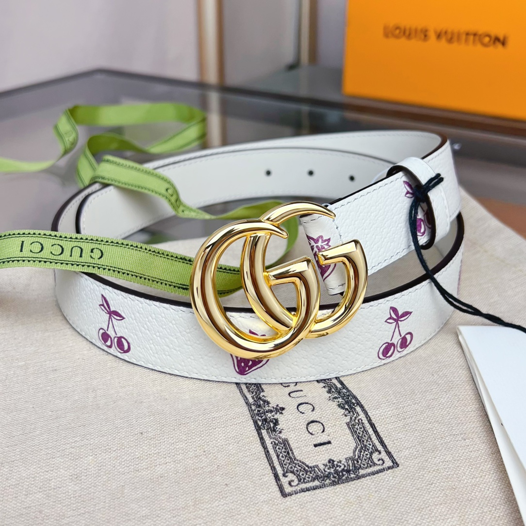 G*ucci Belts Top Quality 30MM