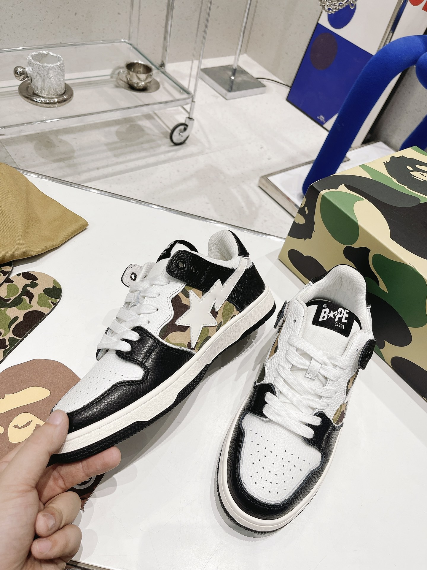 Men Women B*ape Top Sneaker