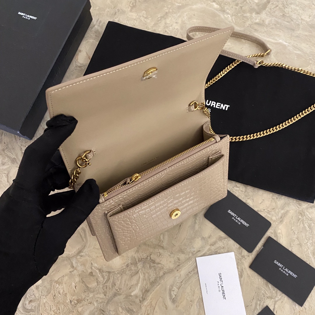 Y*SL Top Bag 19*14*5.4cm