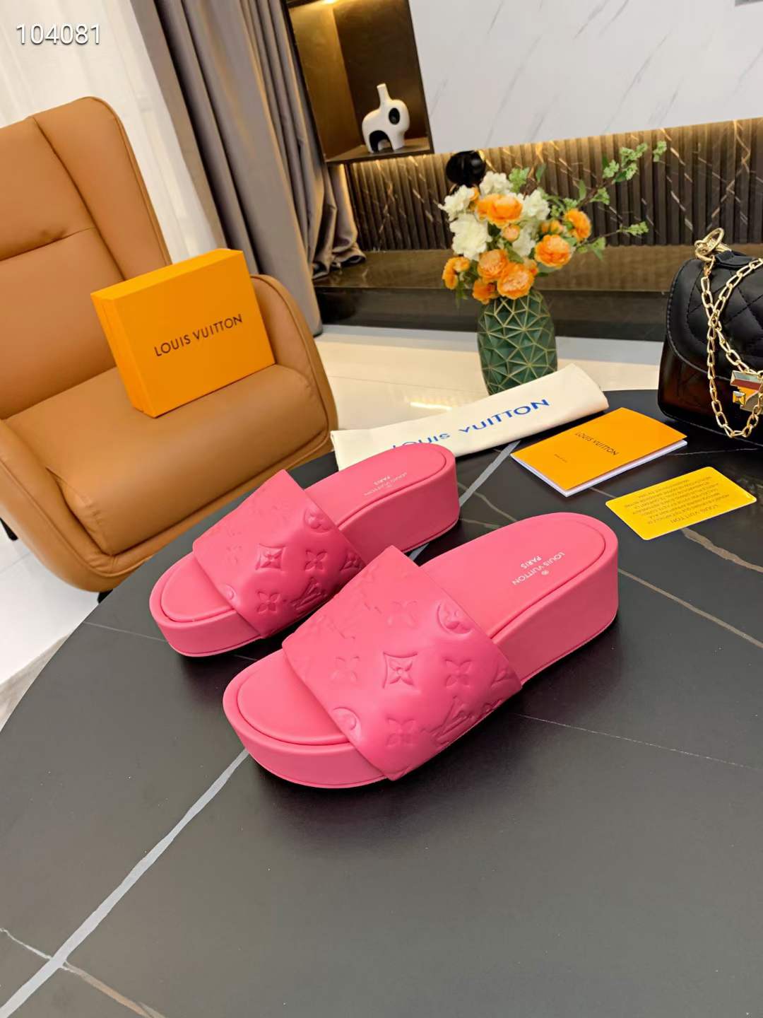 Women L*ouis V*uitton Top Slippers