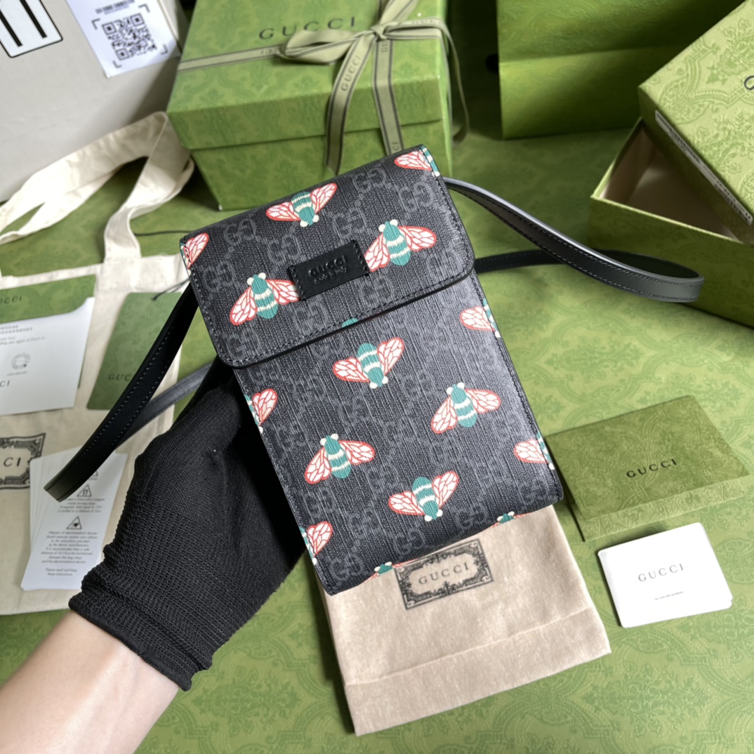 G*ucci Bag Top Quality 11.5*18*3.5cm