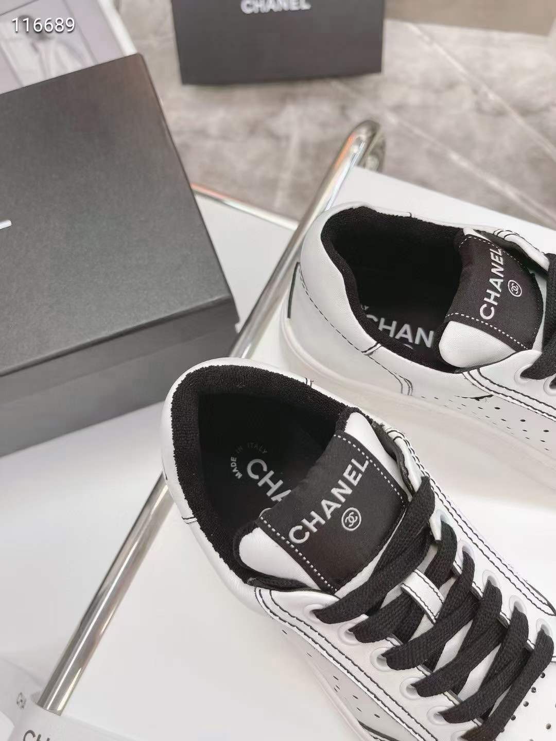 Men Women C*hanel Top Sneaker