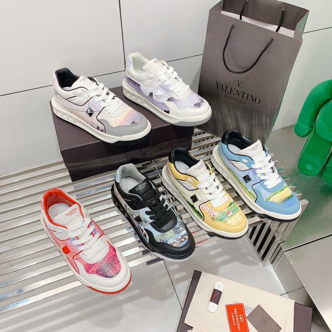 Men Women 𝑉*𝐴𝐿𝐸𝑁𝑇𝐼𝑁𝑂 Top Sneakers