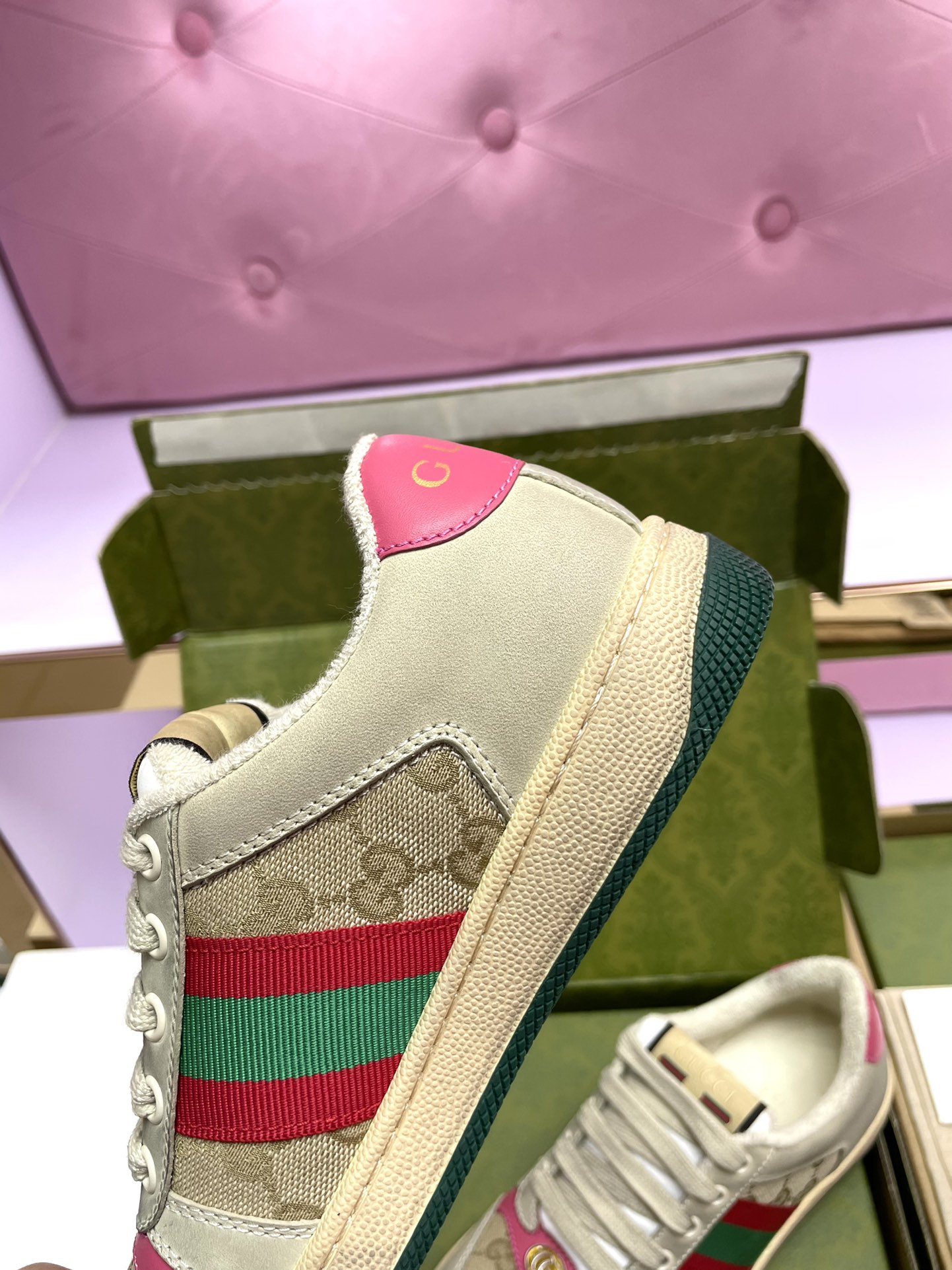 Men Women G*ucci Top Sneaker