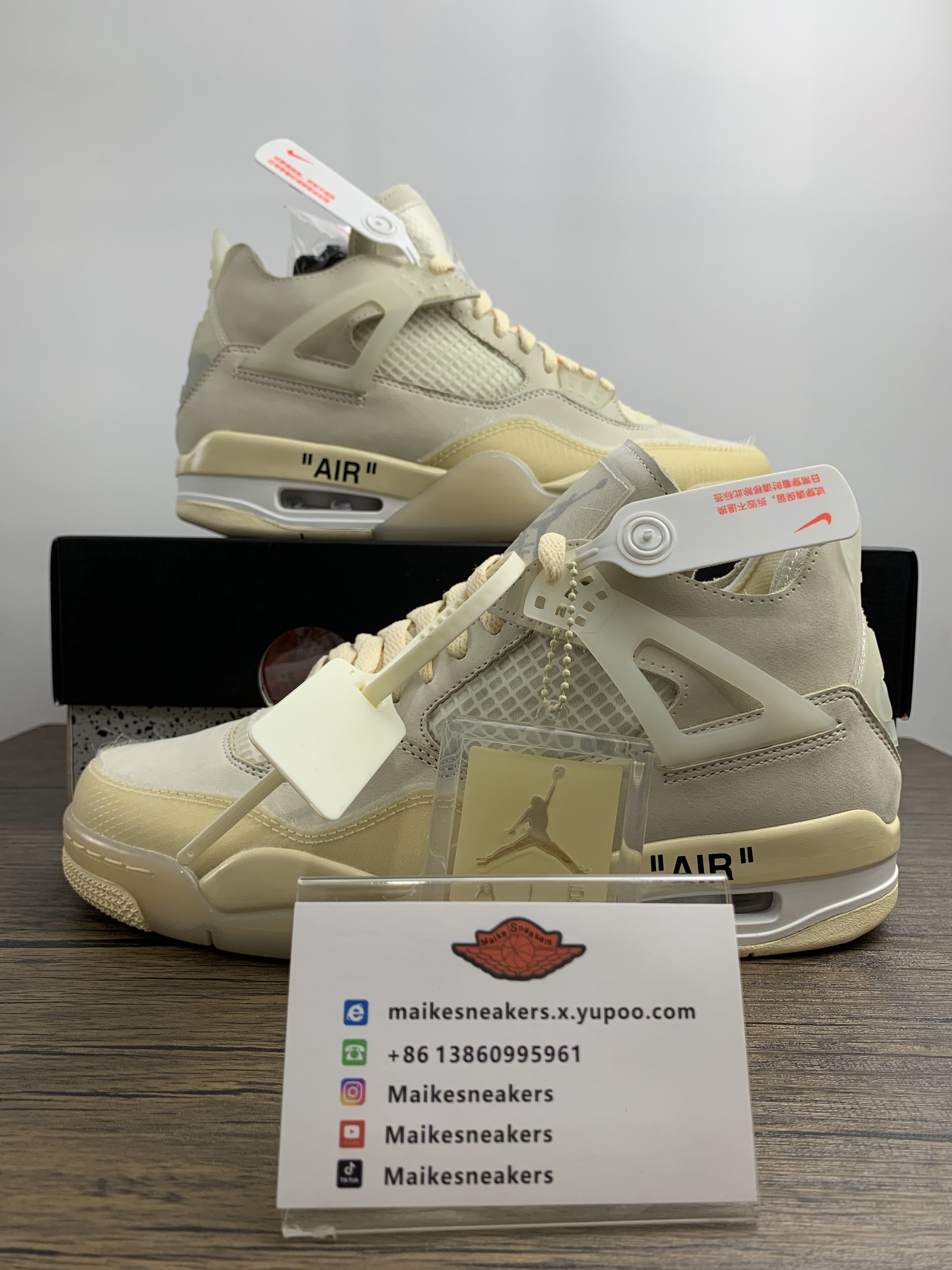 WMNS Air Jordan 4 RETRO x O*ff W*hite CV9388-100