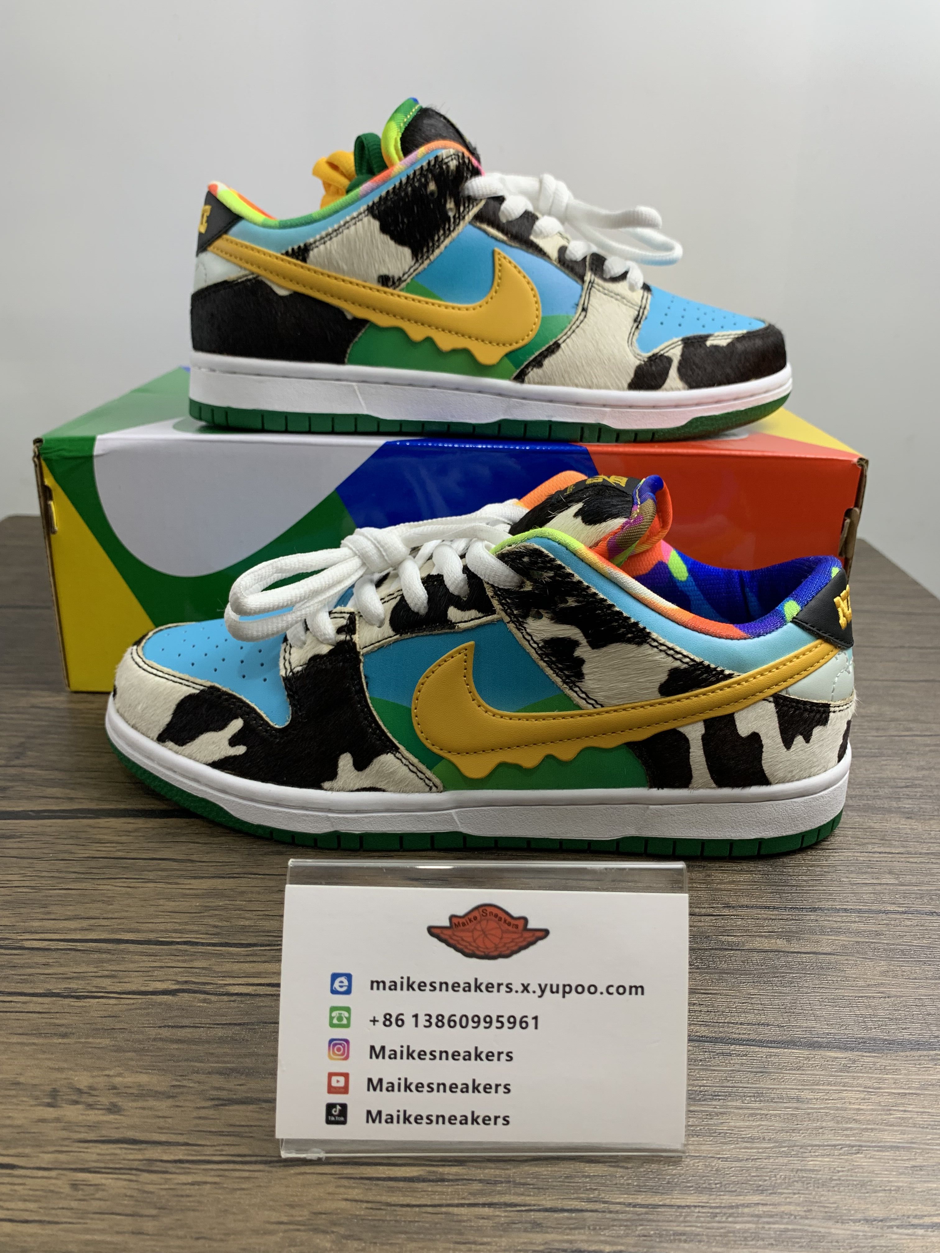 from Ben Jerry's x NiKe SB Dunk Low Pro QS
