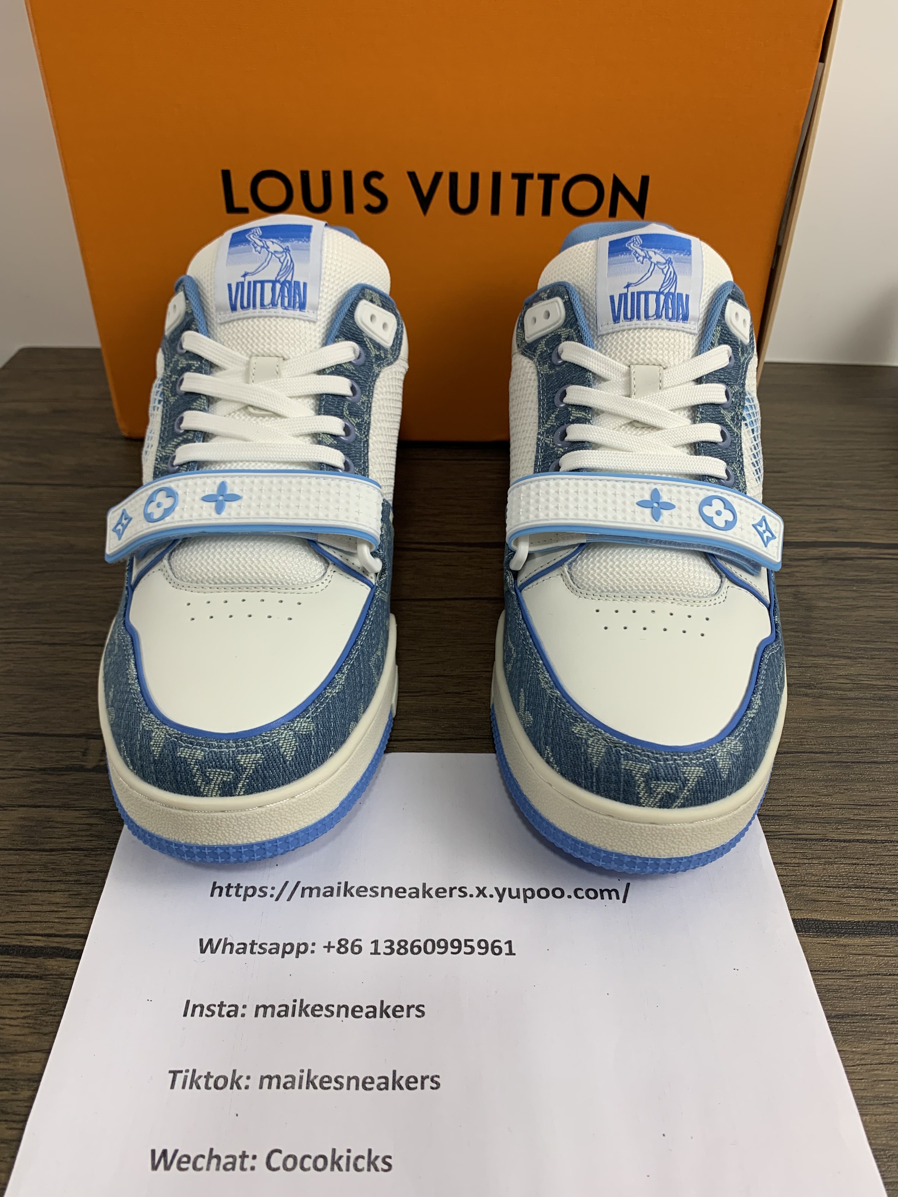 2023 Men L*ouis V*uitton L*V Trainer Top Sneakers