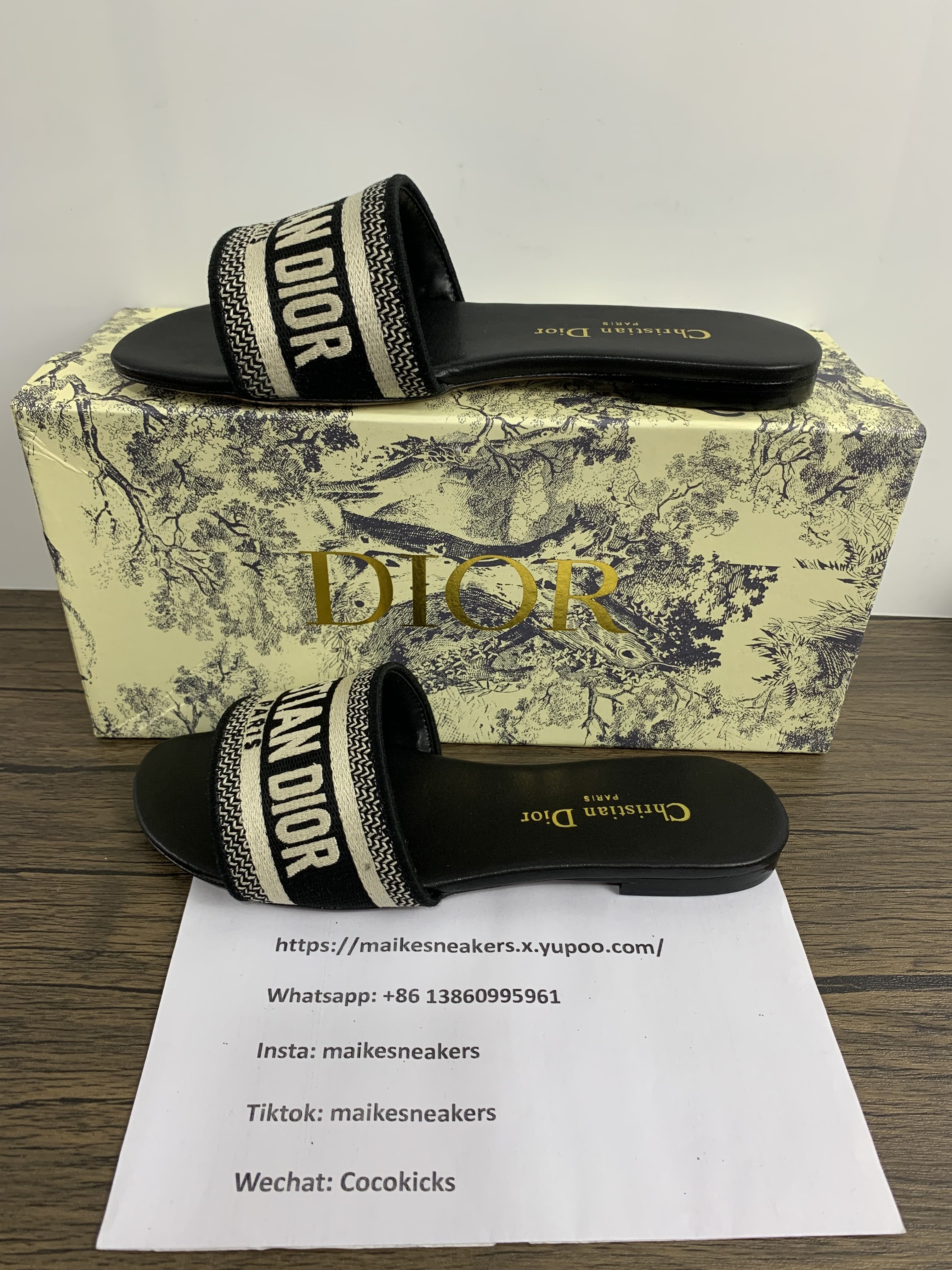 Women D*ior Top Quality Sandals