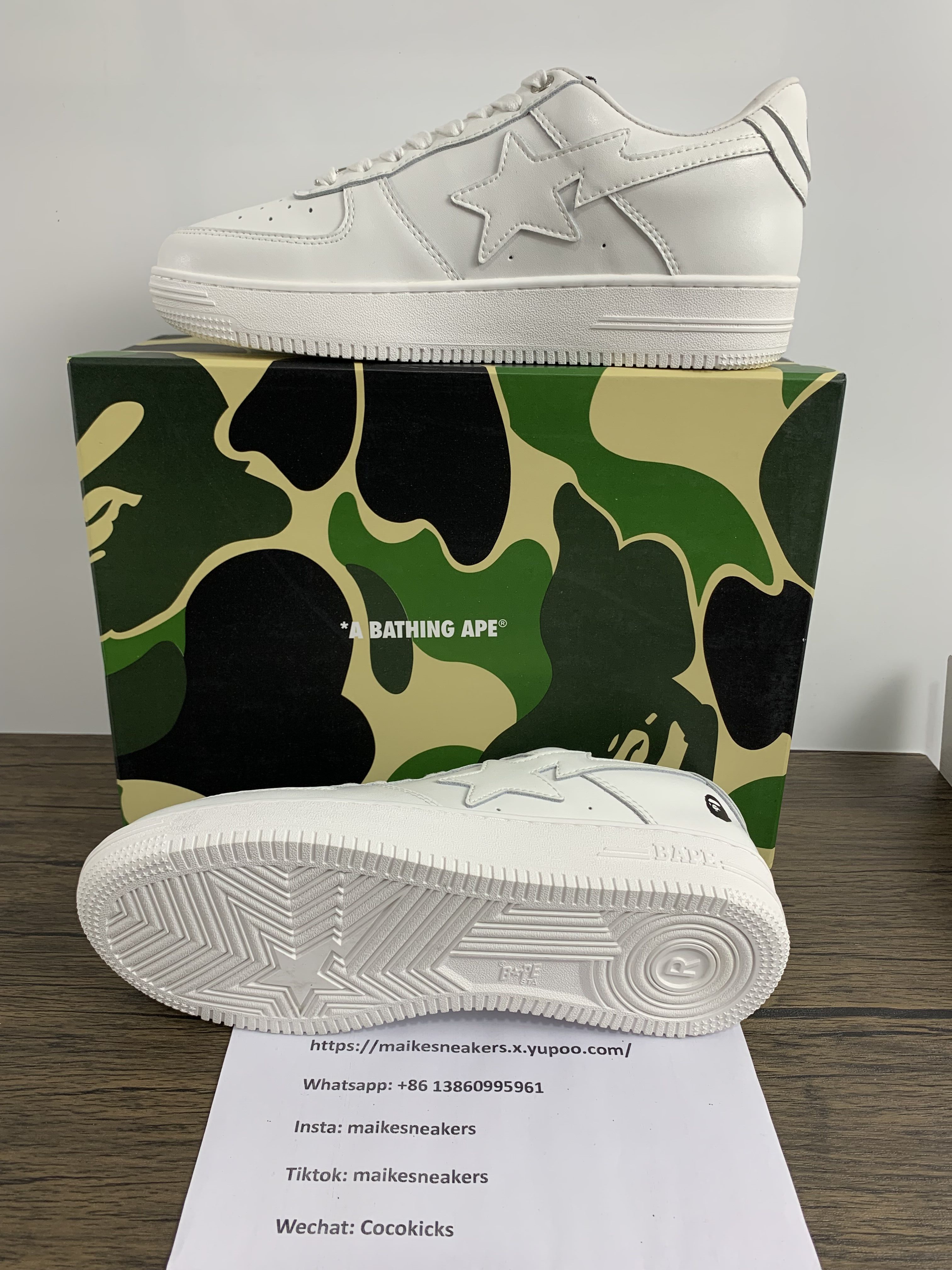 Men Women B*ape Sta To LowTop Sneaker