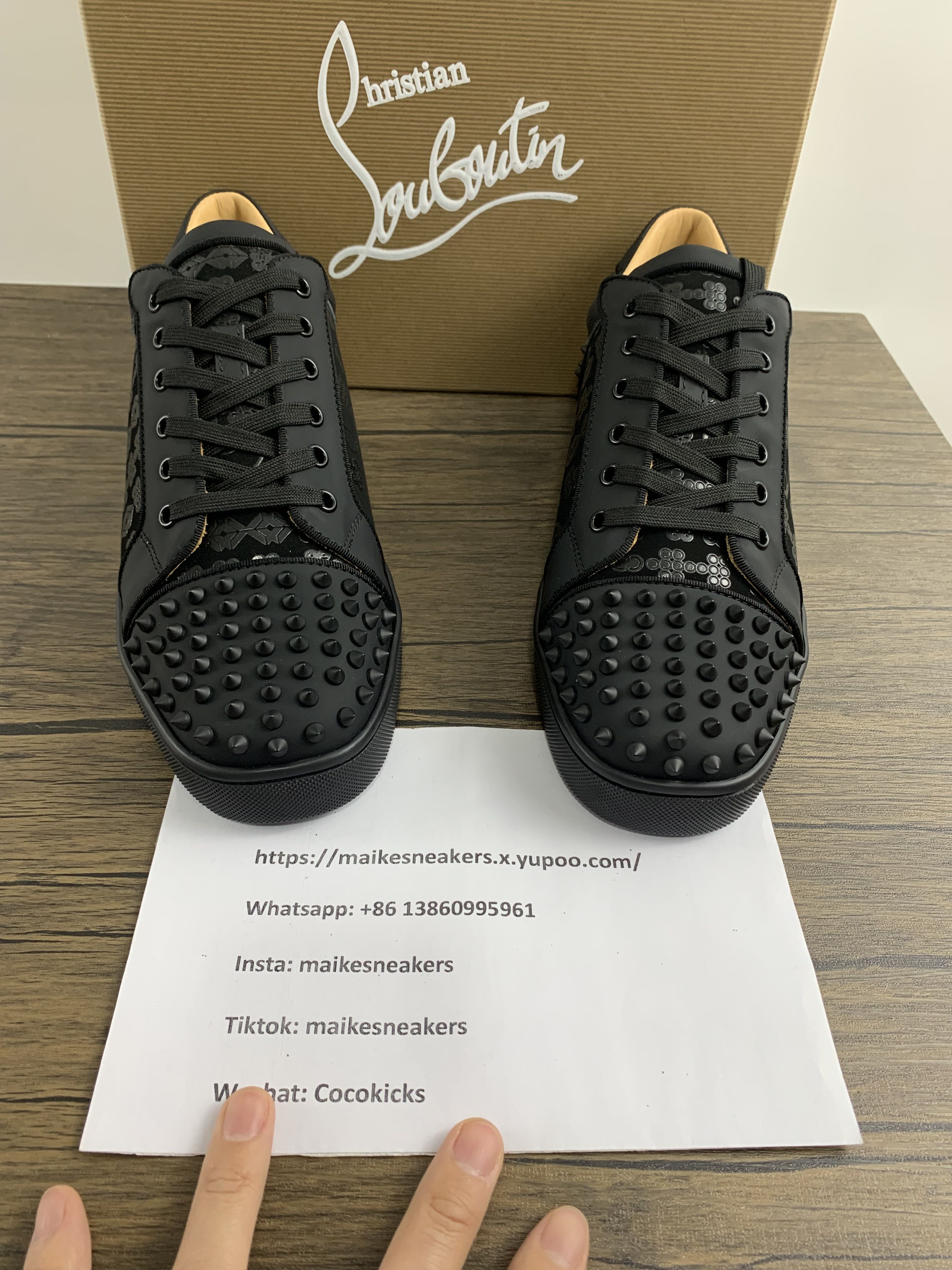 C*hristian ·Louboutin men women TOP sneakers