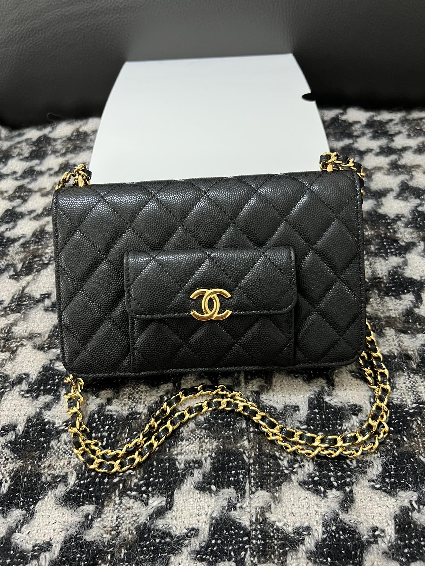 C*hanel Bag Top Quality 12.4*19.2*7.1CM