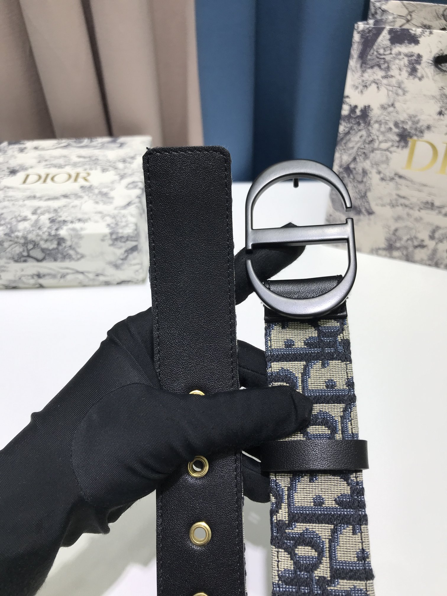 D*ior Belts Top Quality 35MM