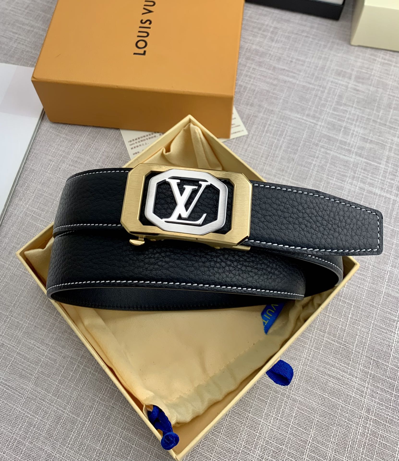 L*ouis V*uitton Belts Top Quality 35MM