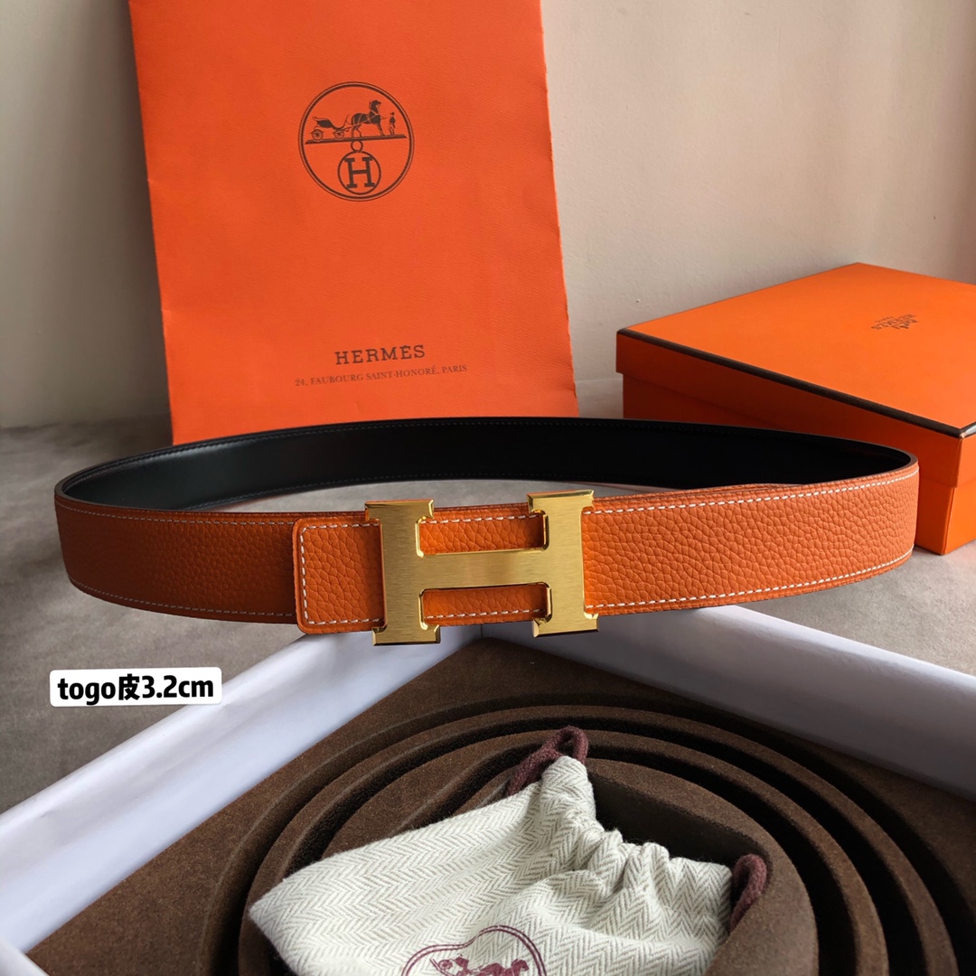 H*ermes Belts Top Quality 32MM