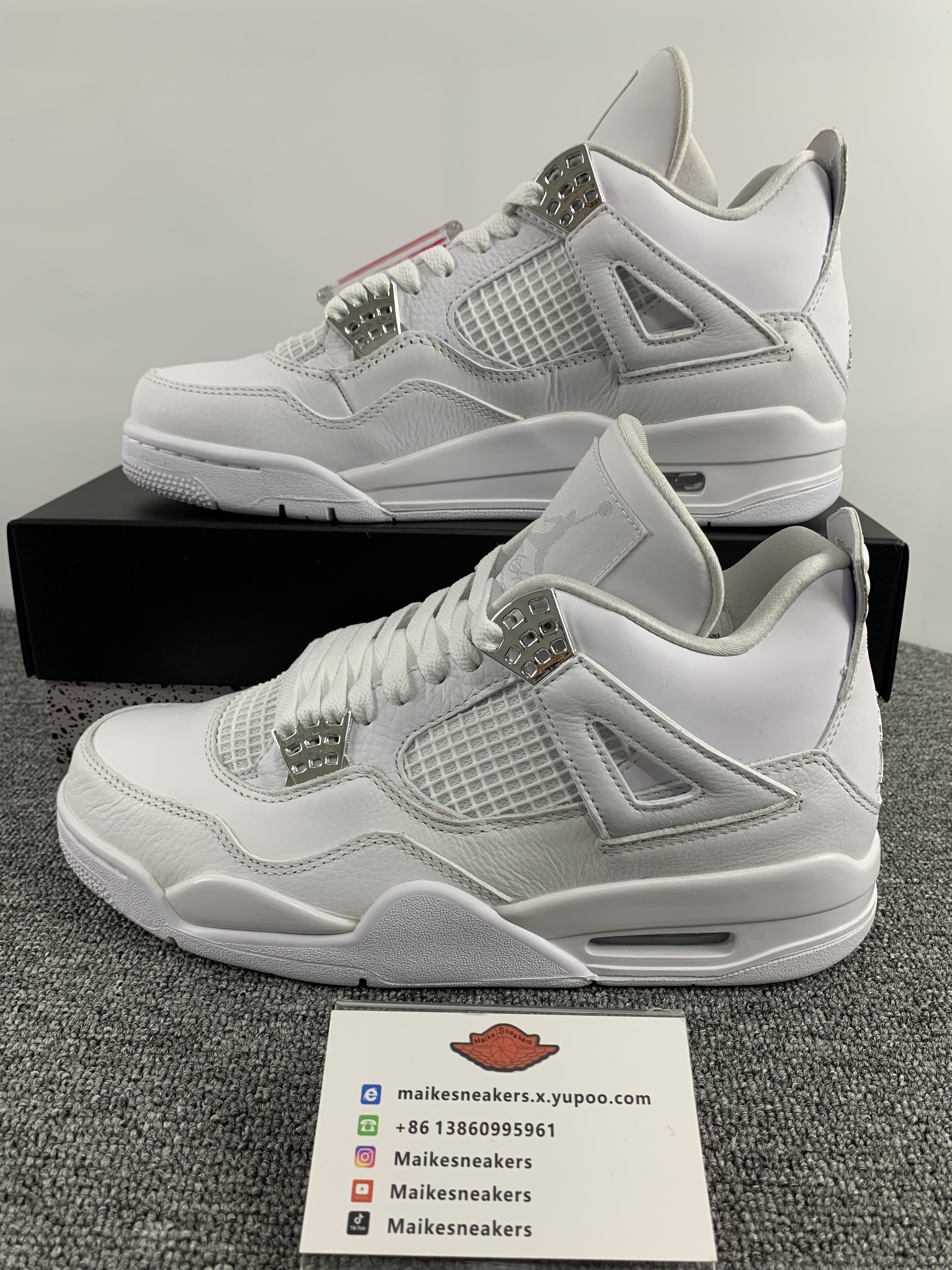 Air Jordan AJ4 “Tech White ”