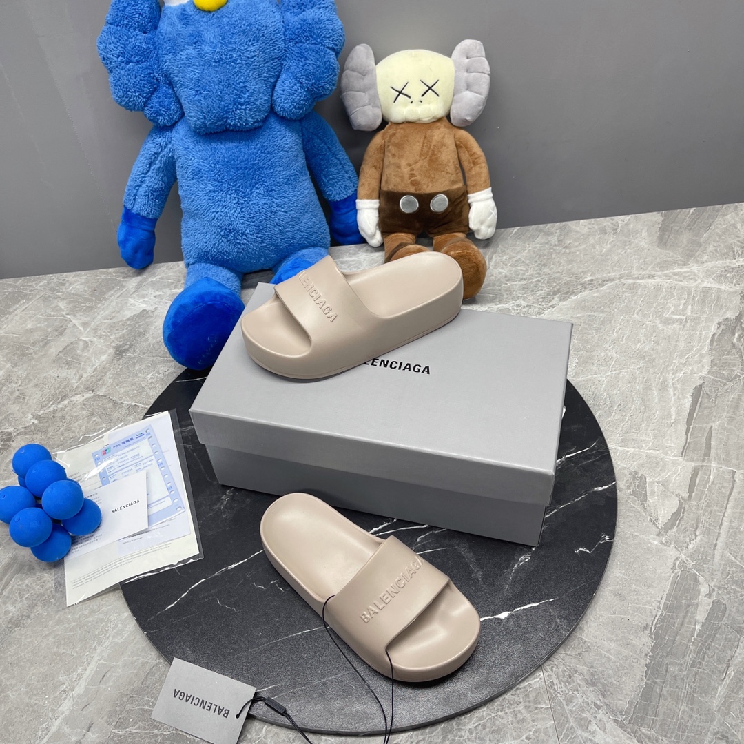 Men Women B*lenciaga Top slippers