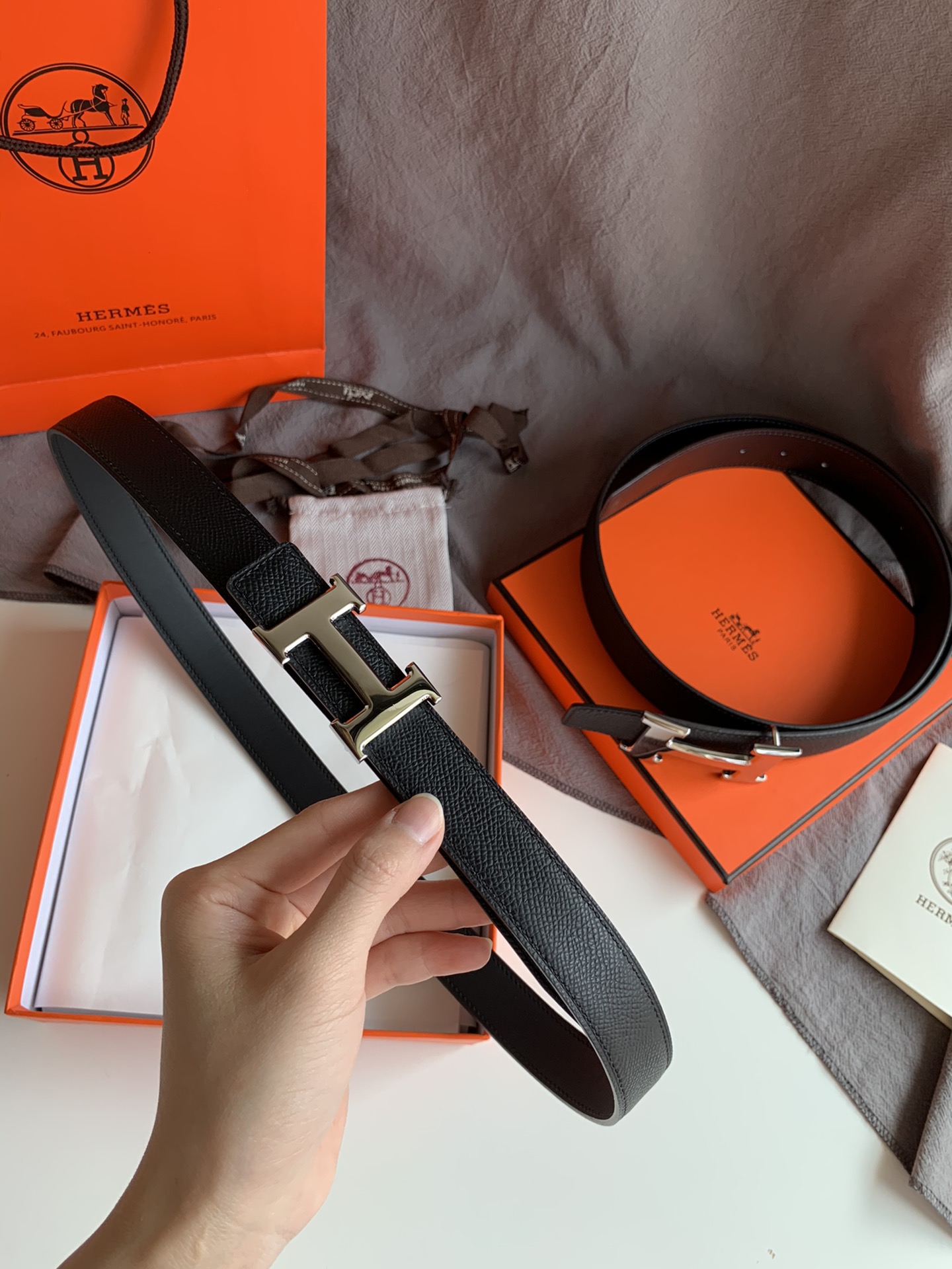 H*ermes Belts Top Quality 24MM