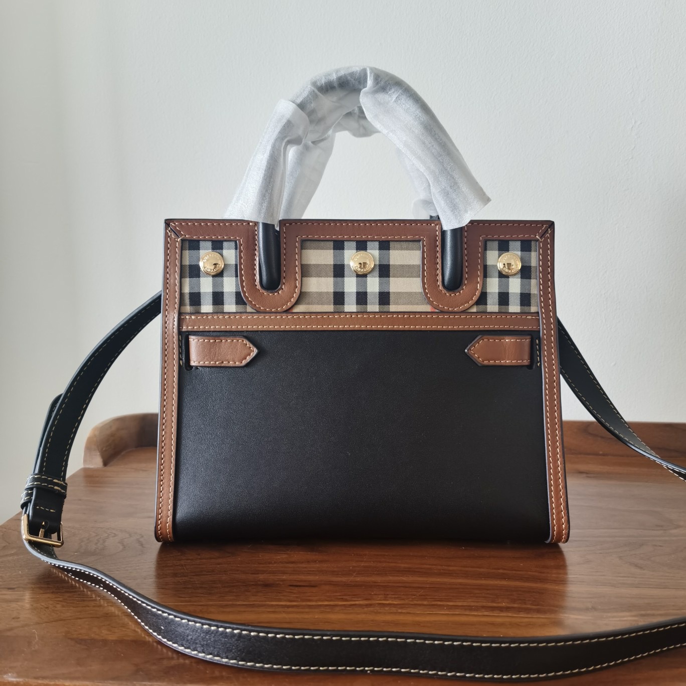 B*urberry 6641 8871 title Vintage handbag Top Quality