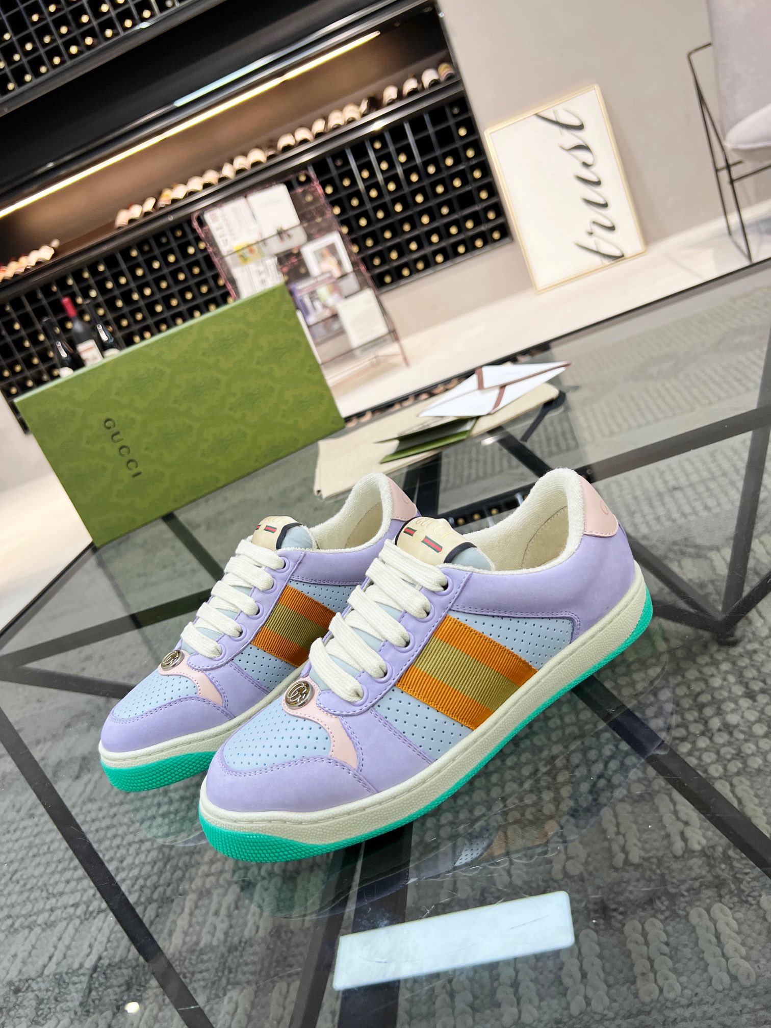 Men Women G*ucci Top Sneaker