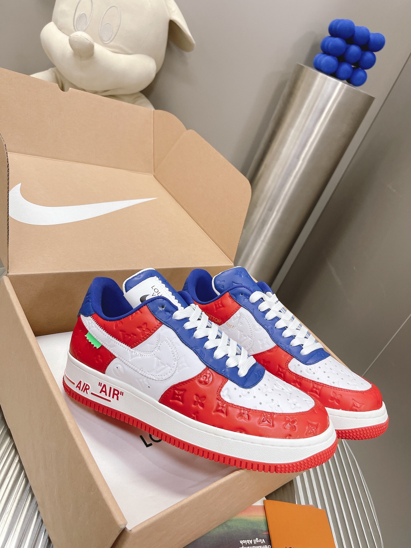 from Men L*ouis V*uitton x OFF-WHITE x Nike Top Sneakers