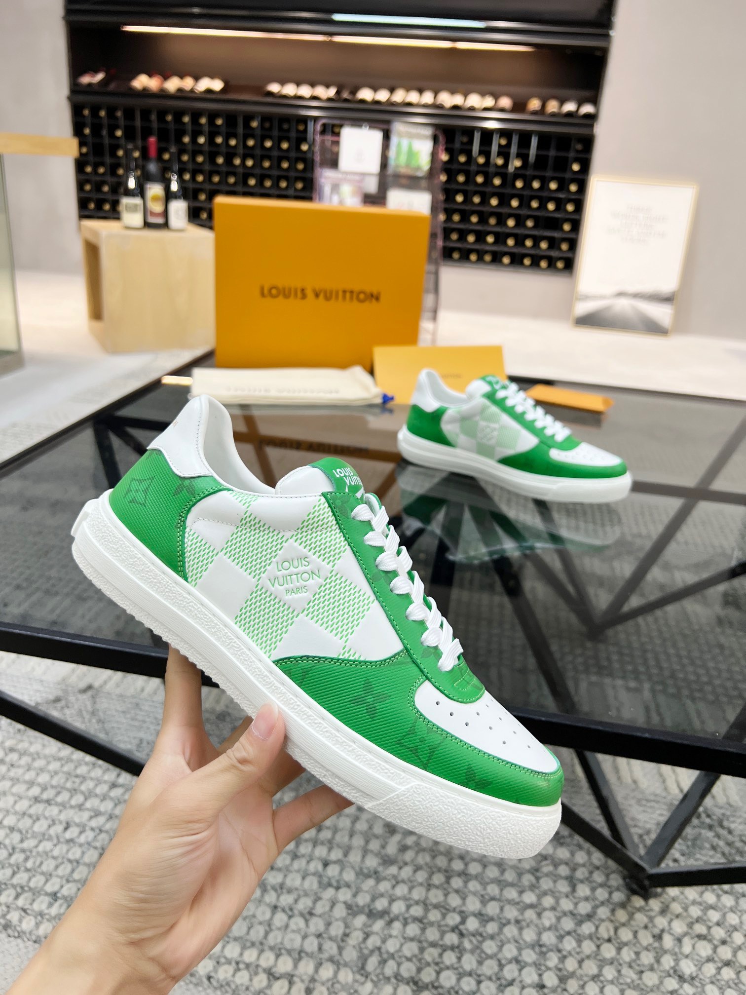 Men L*ouis V*uitton Top Sneaker