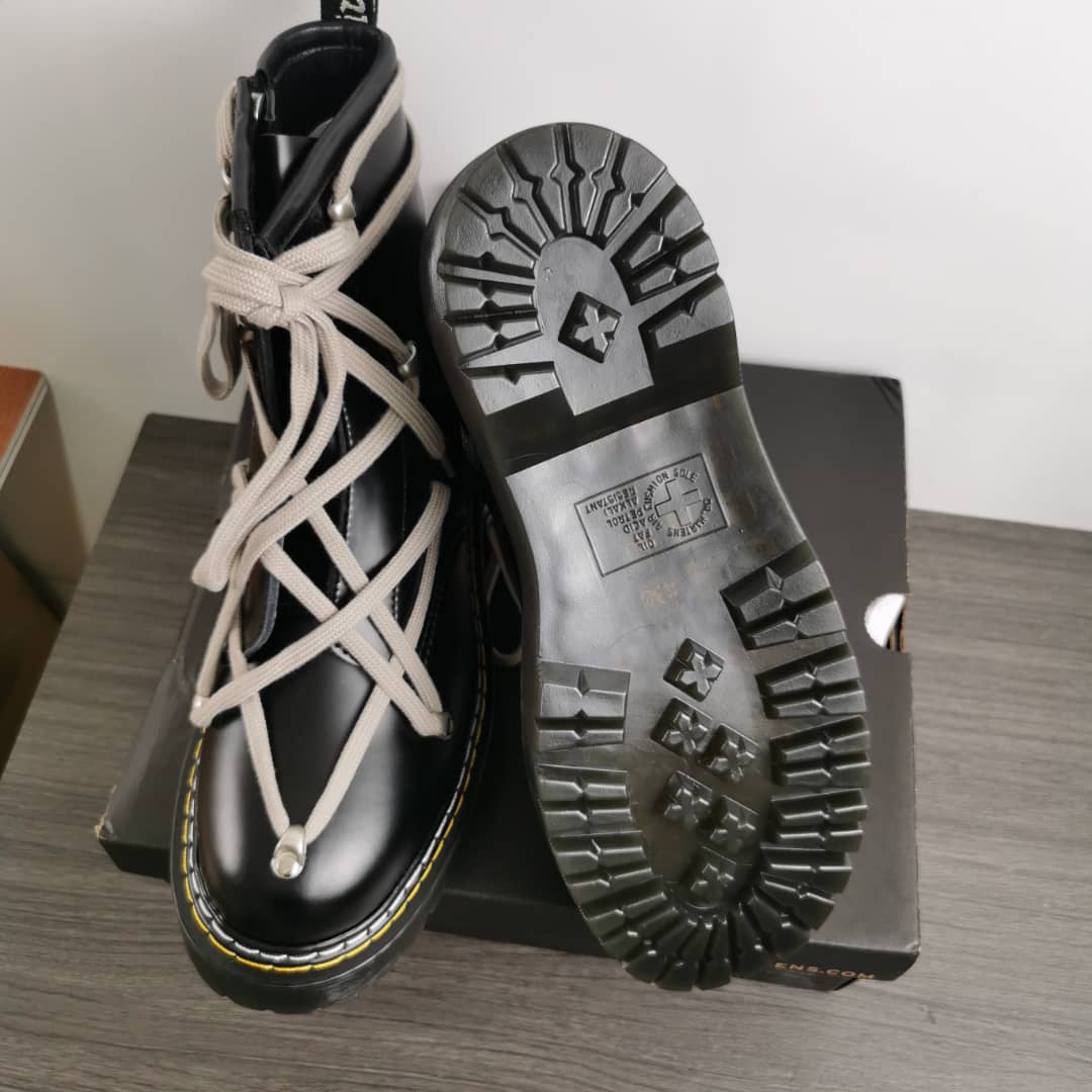 Men Women R*ick O*wens Dr. M*artens Top Sneaker