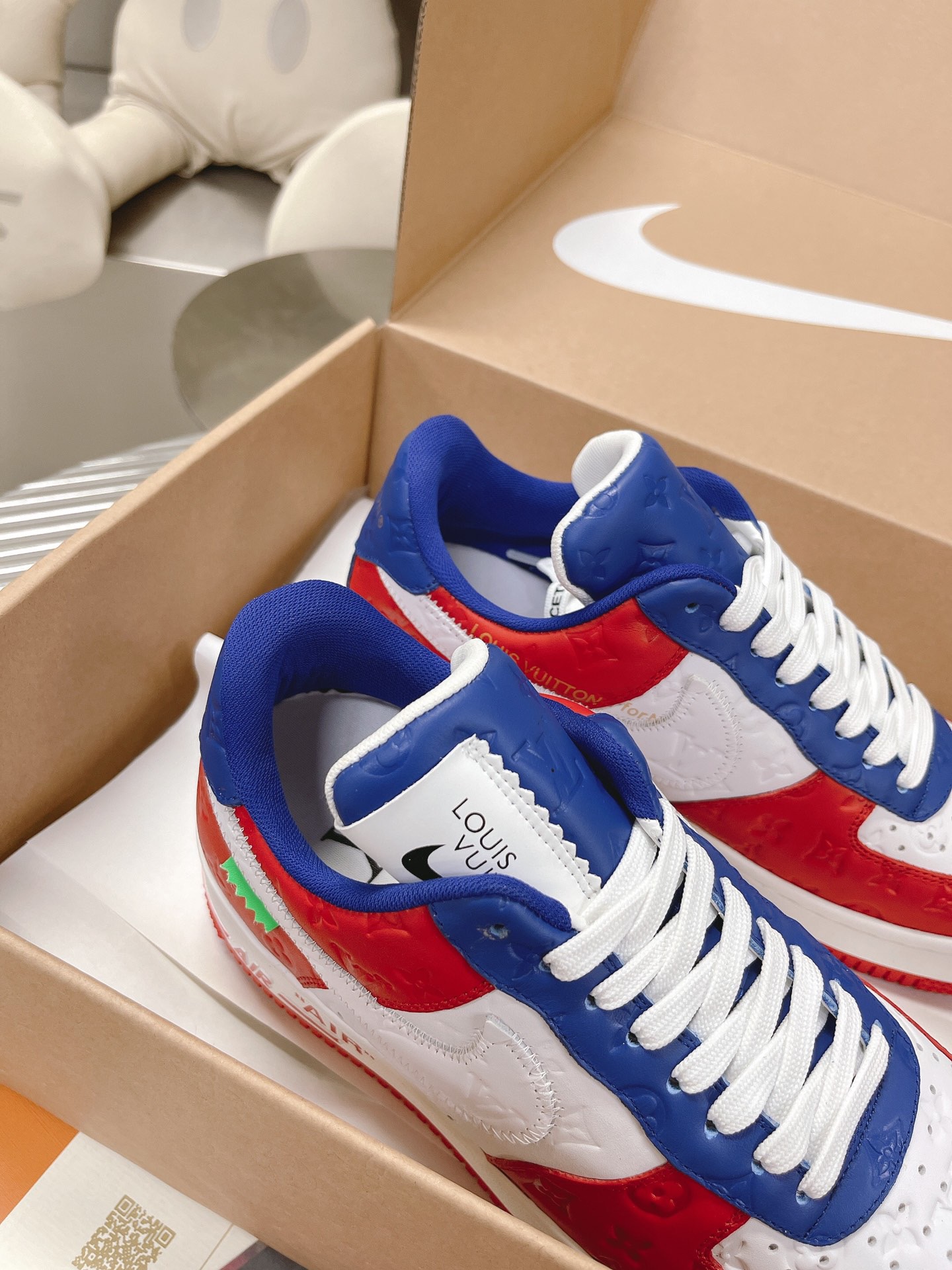 from Men L*ouis V*uitton x OFF-WHITE x Nike Top Sneakers