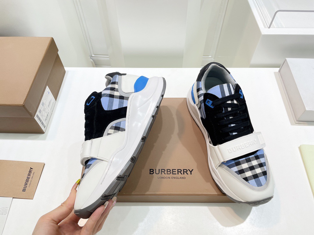 Men Women B*urberry vintage Top Sneakers