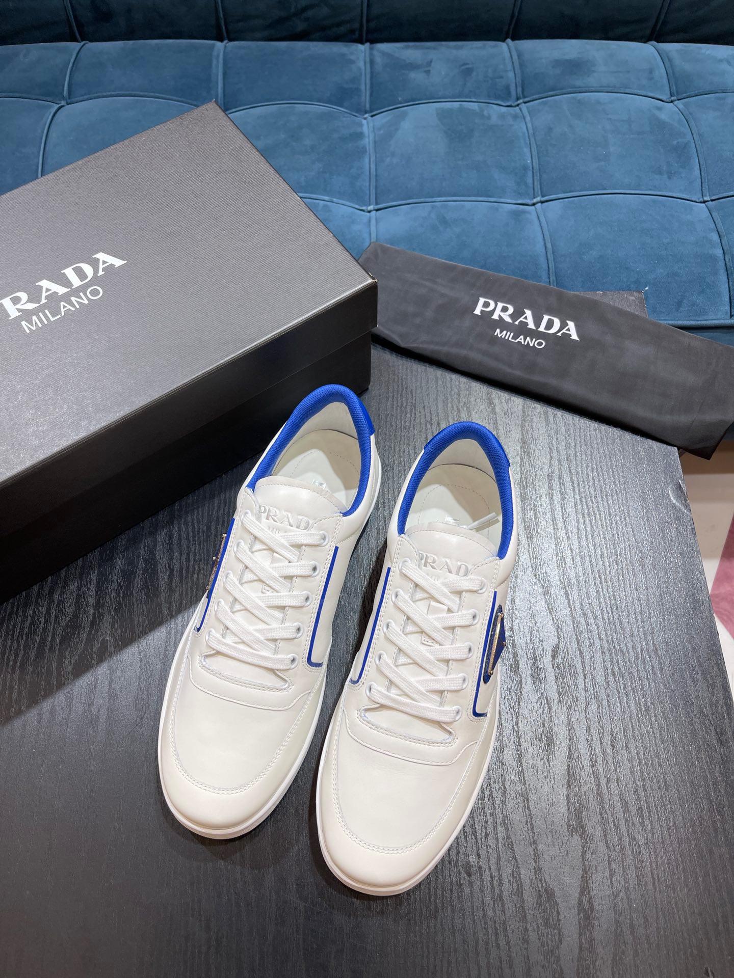 Men P*rada Top Sneaker