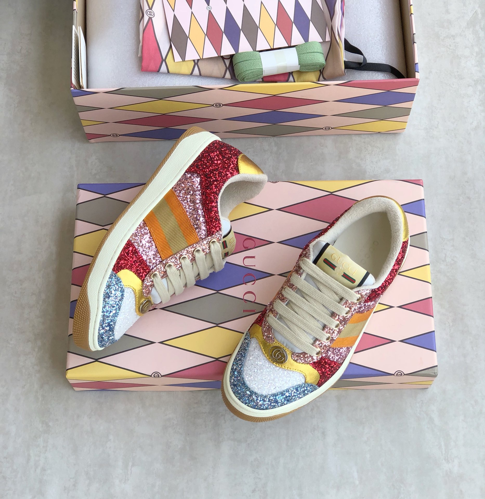 Women G*ucci Top Sneaker