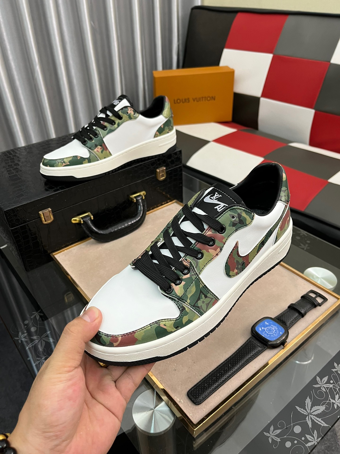 from Men L*ouis V*uitton nike air Top Sneakers