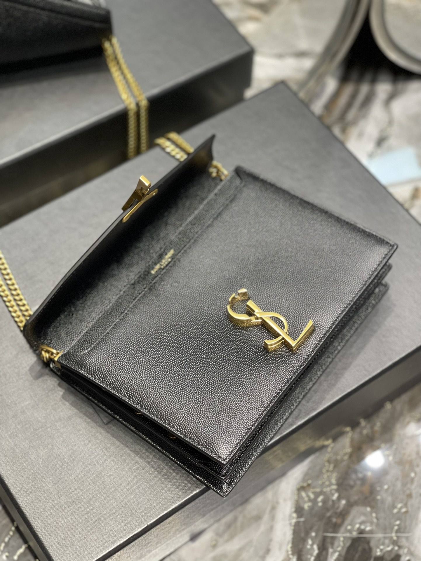 Y*SL Top Bag 22*16.5*5.5cm