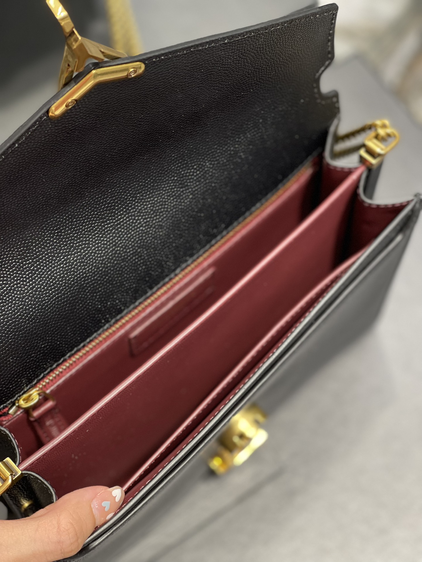 Y*SL Top Bag 22*16.5*5.5cm