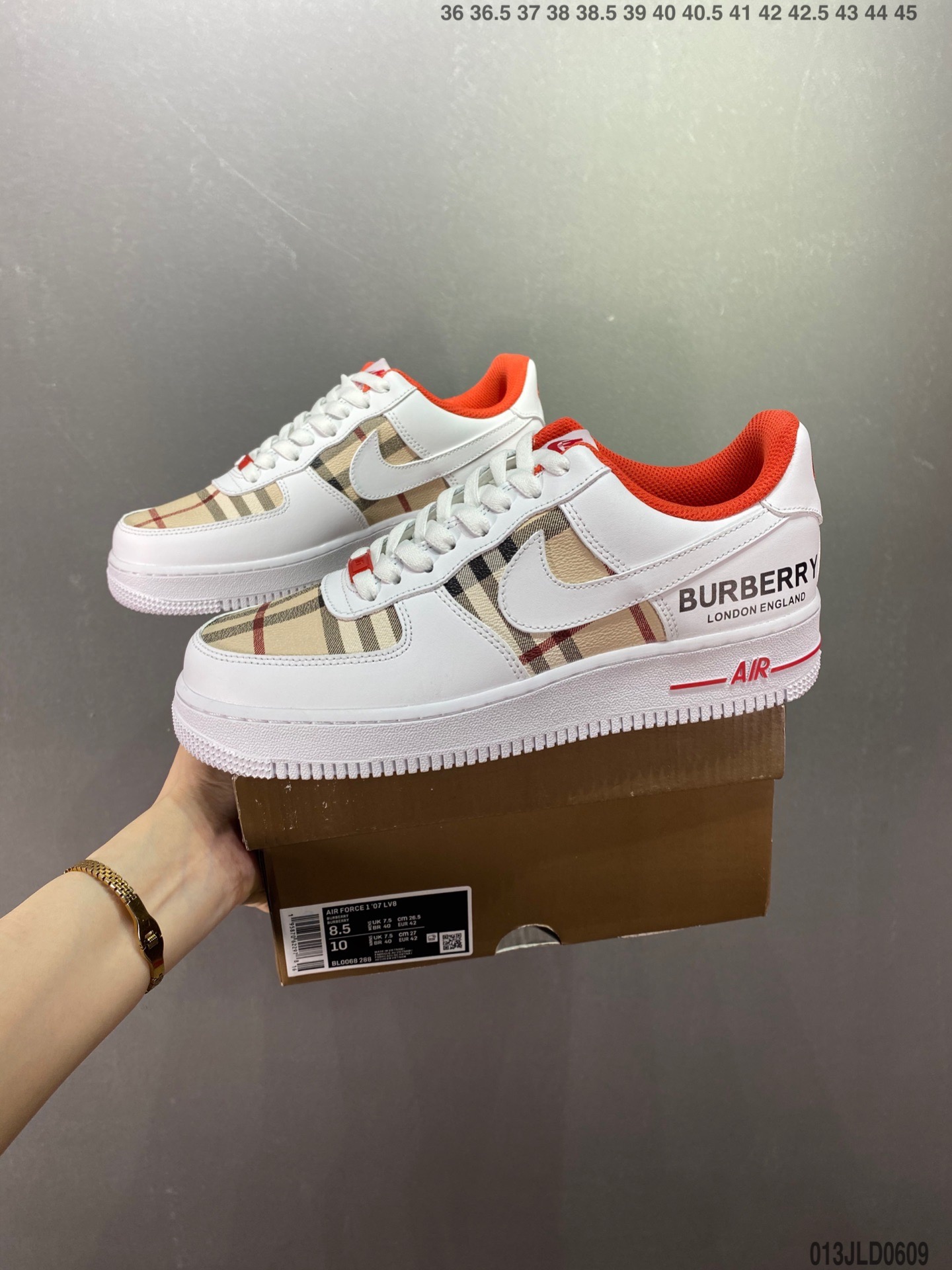 from Nike Air Force 1 07 +B*urberry