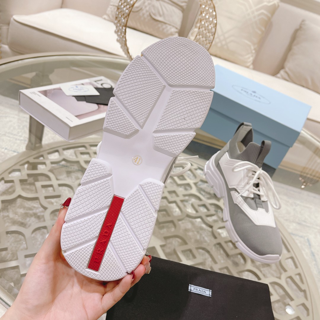 Men Women P*rada Top Sneaker