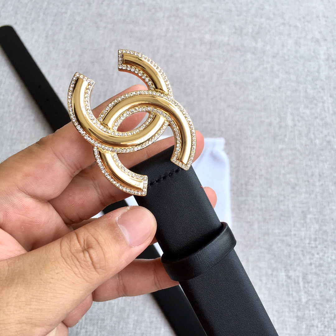 C*hanel Belts Top Quality 30MM
