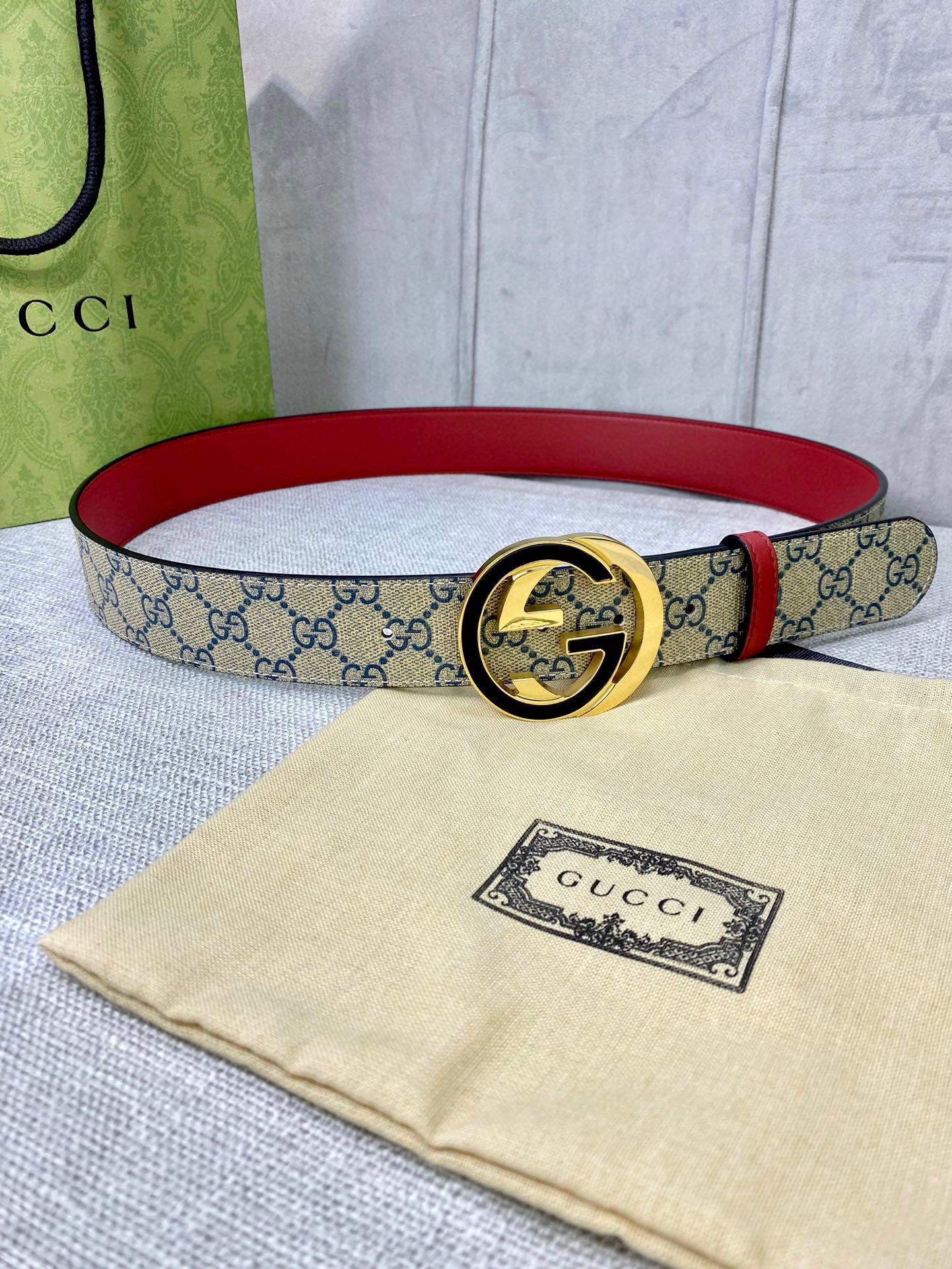 G*ucci Belts Top Quality 40MM
