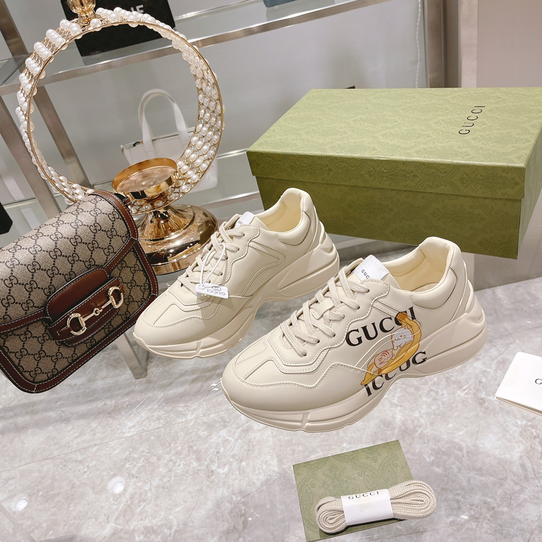 Men Women G*ucci Top Sneaker