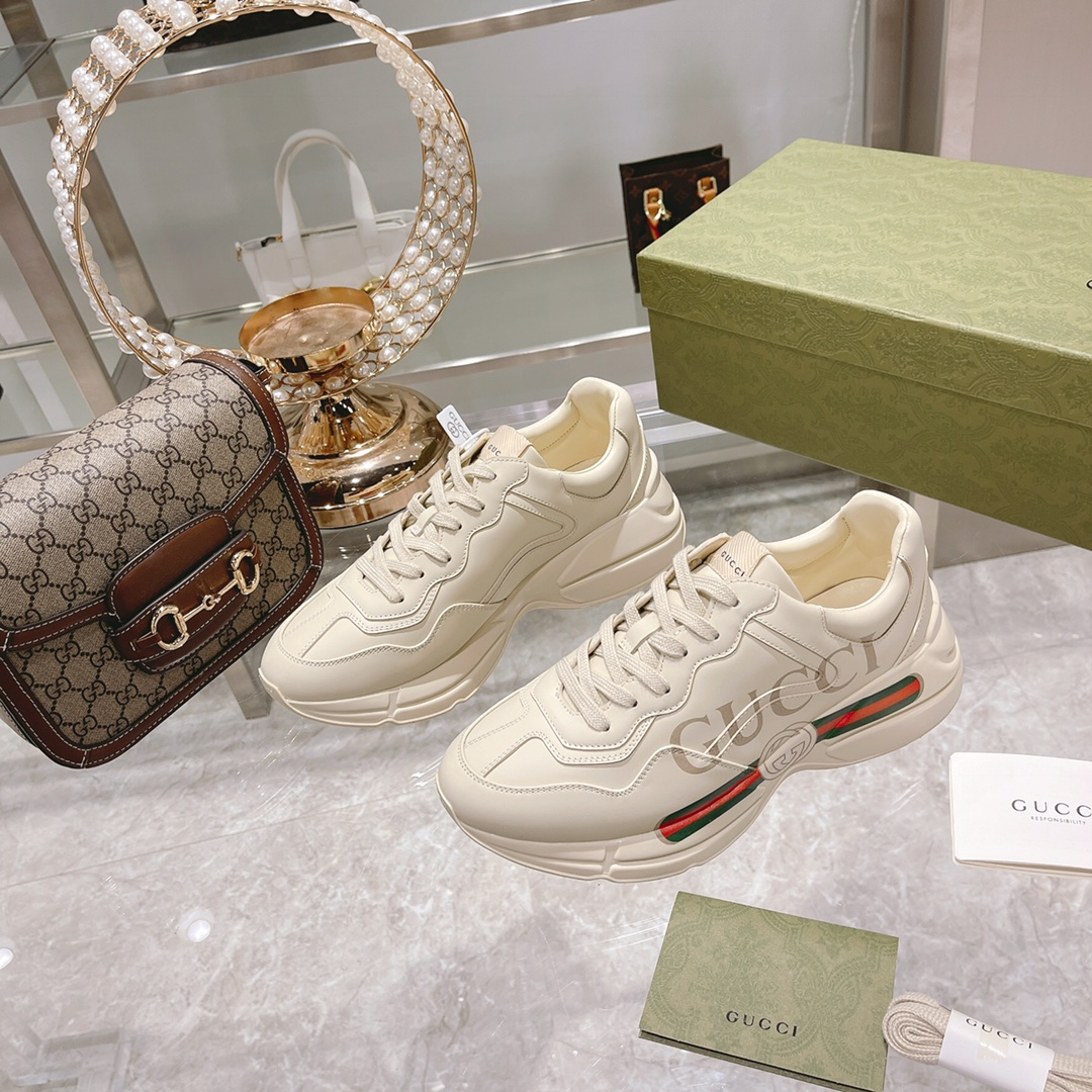 Men Women G*ucci Top Sneaker