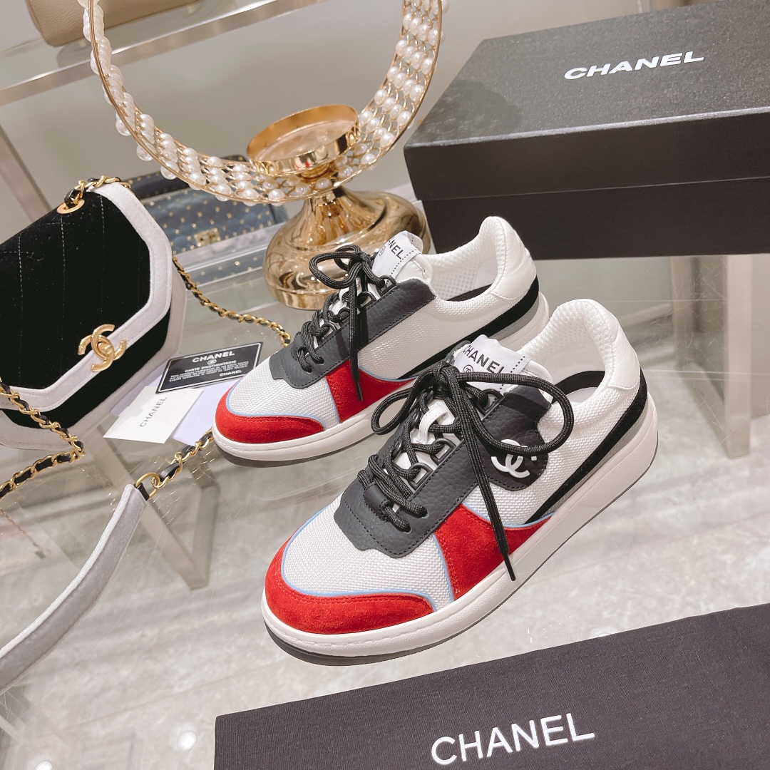 Women C*hanel Top Sneaker