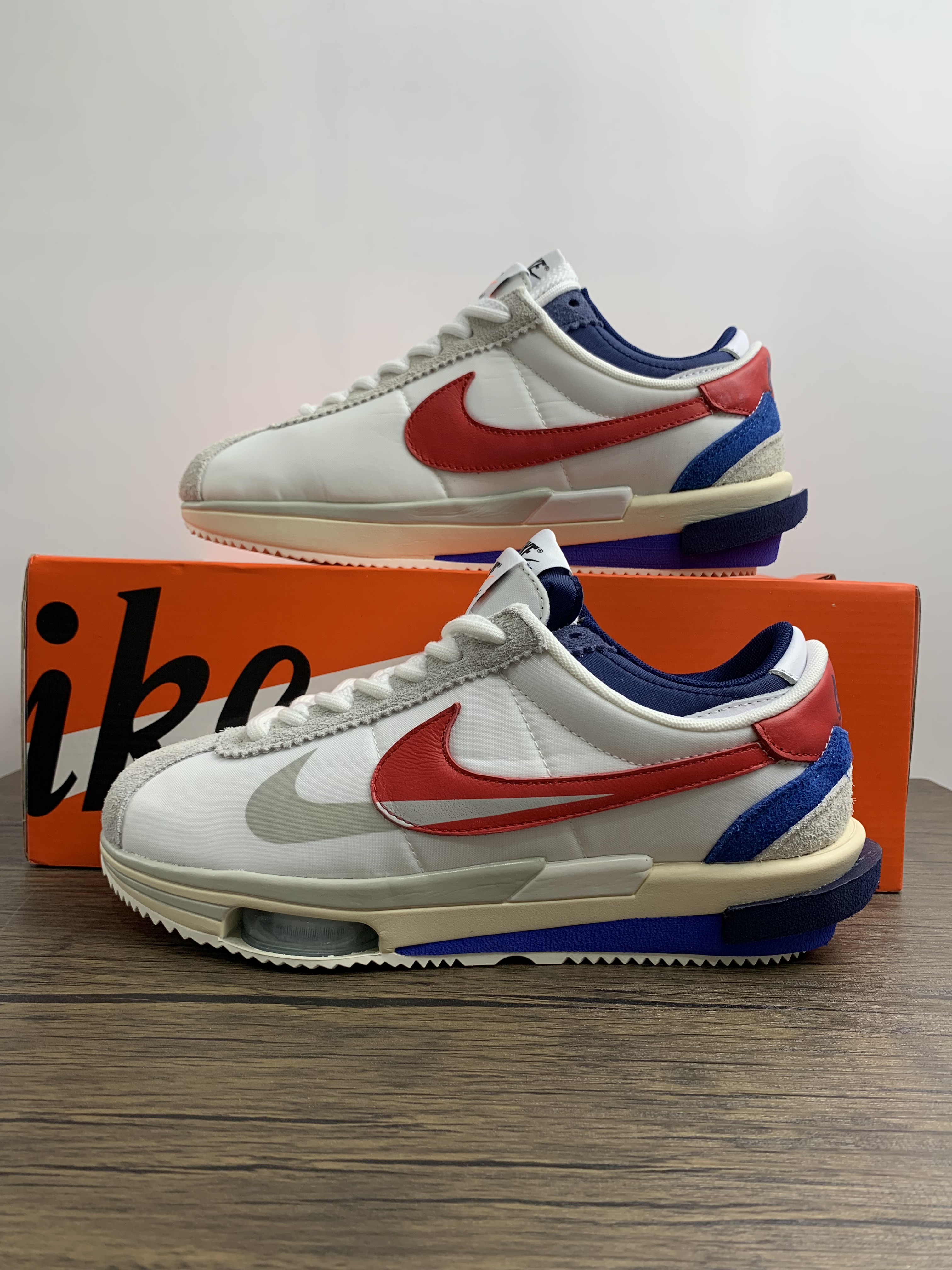 from Sacai x NIKE air Zoom Cortez 4.0 DQ0581-001