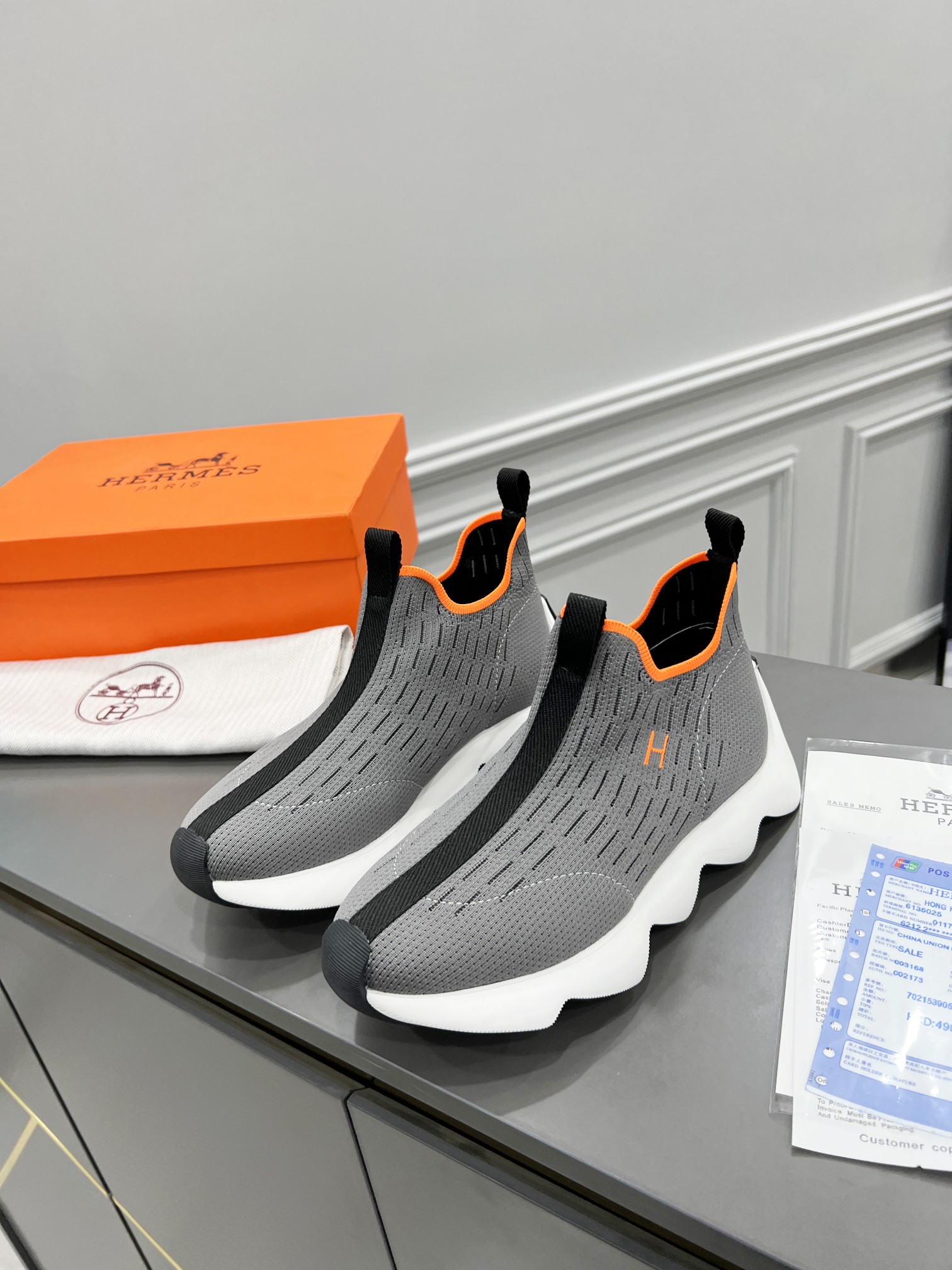 Women H*ermes Top Sneaker